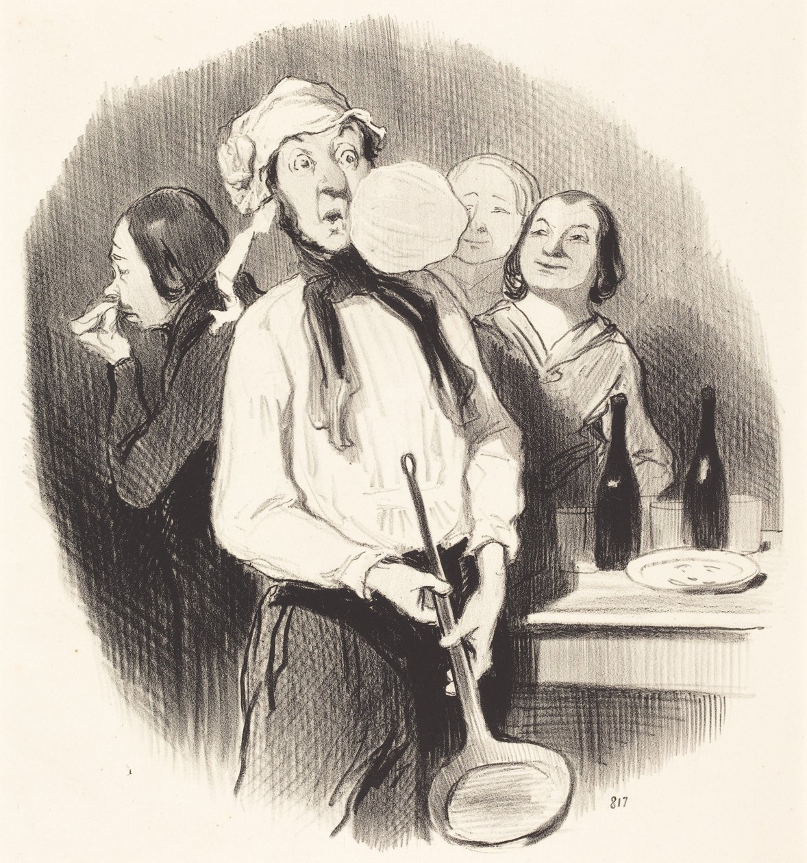 Les Crêpes - Honoré Daumier