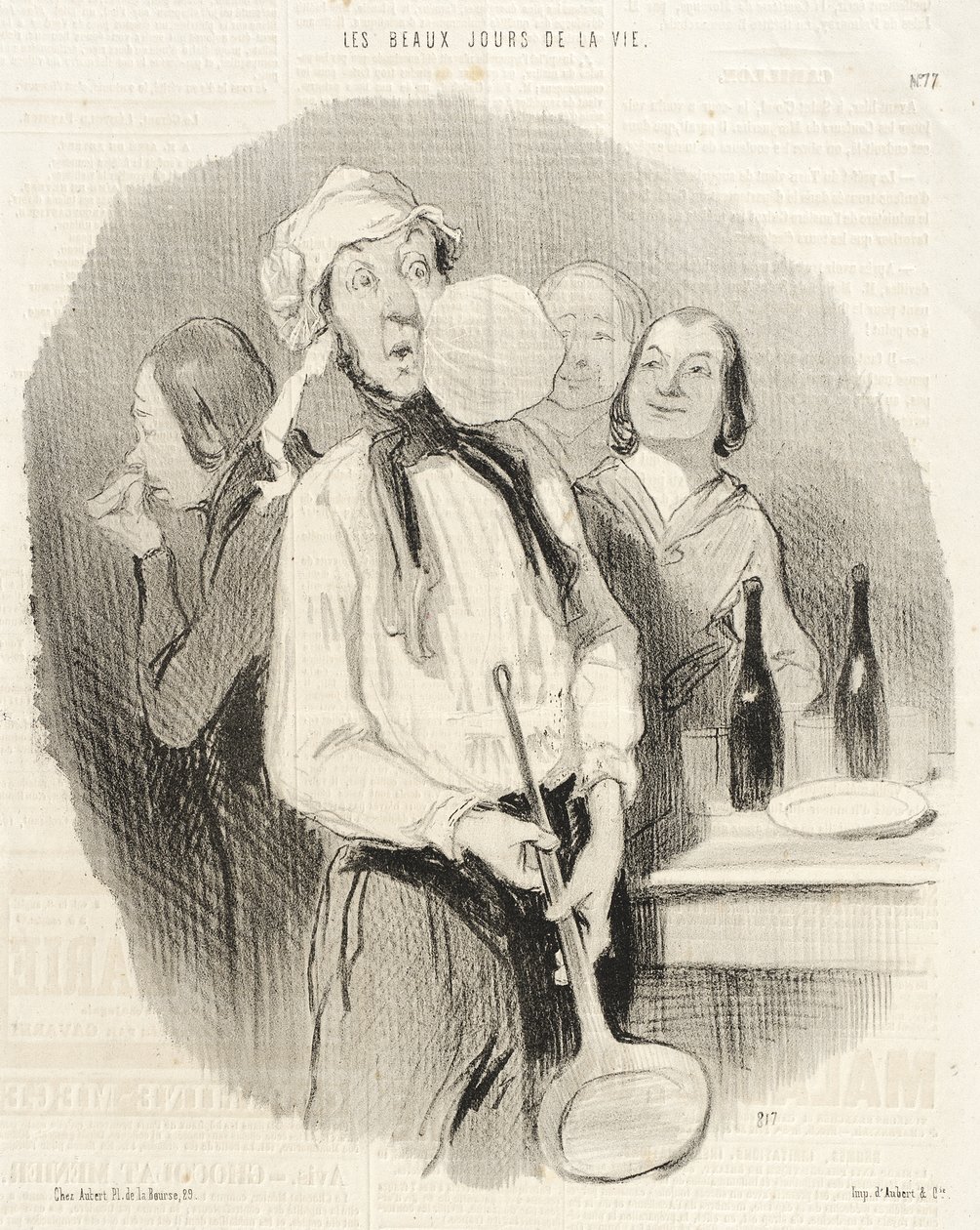 Les Crêpes - Honoré Daumier