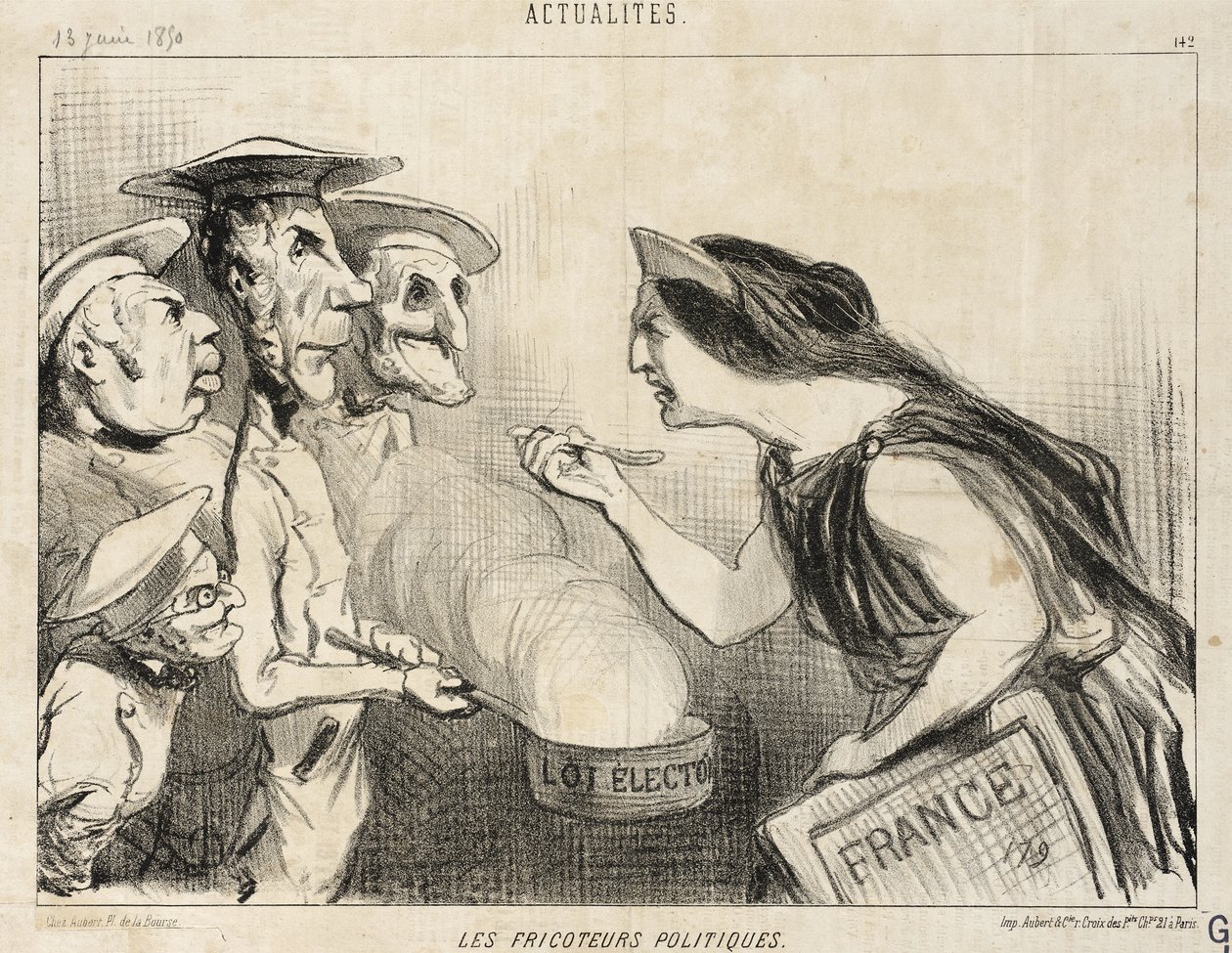 Les Fricoteurs politiques - Honoré Daumier
