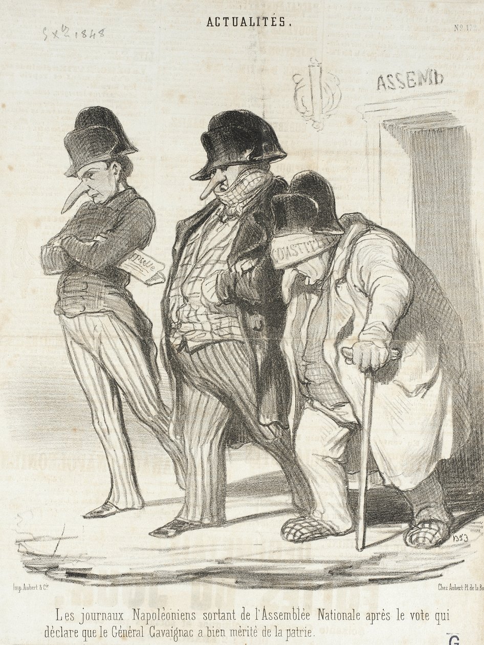 Les journaux napoléoniens sortant de l