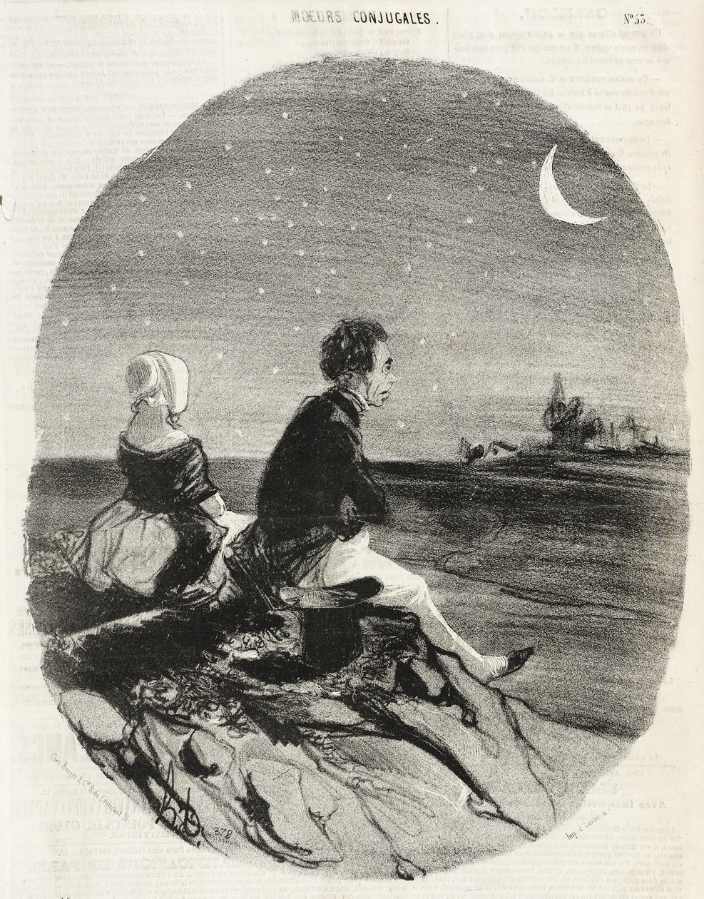 Madame Anastasie Boujot est de première force... - Honoré Daumier
