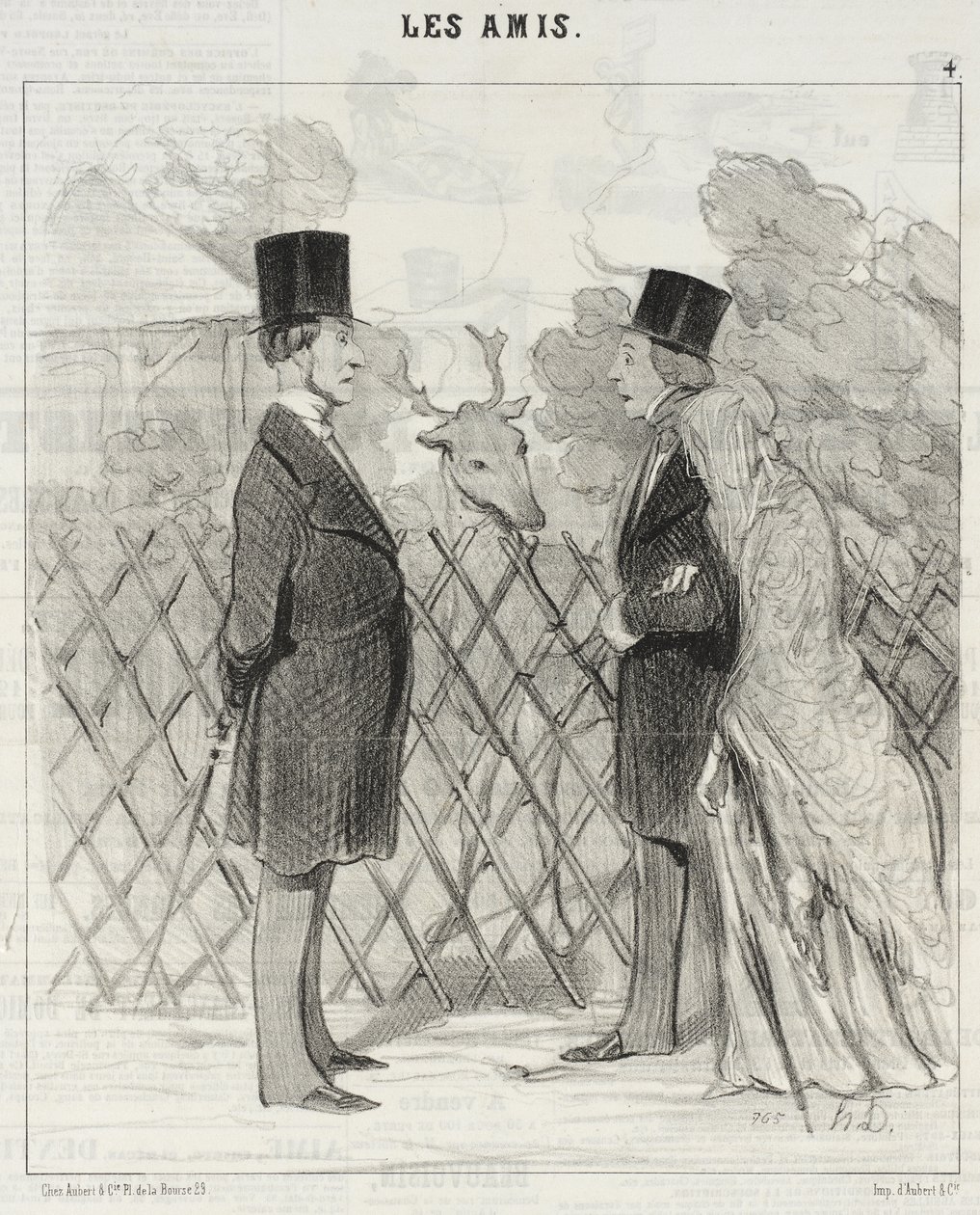 Madame Cabassol se promène... - Honoré Daumier