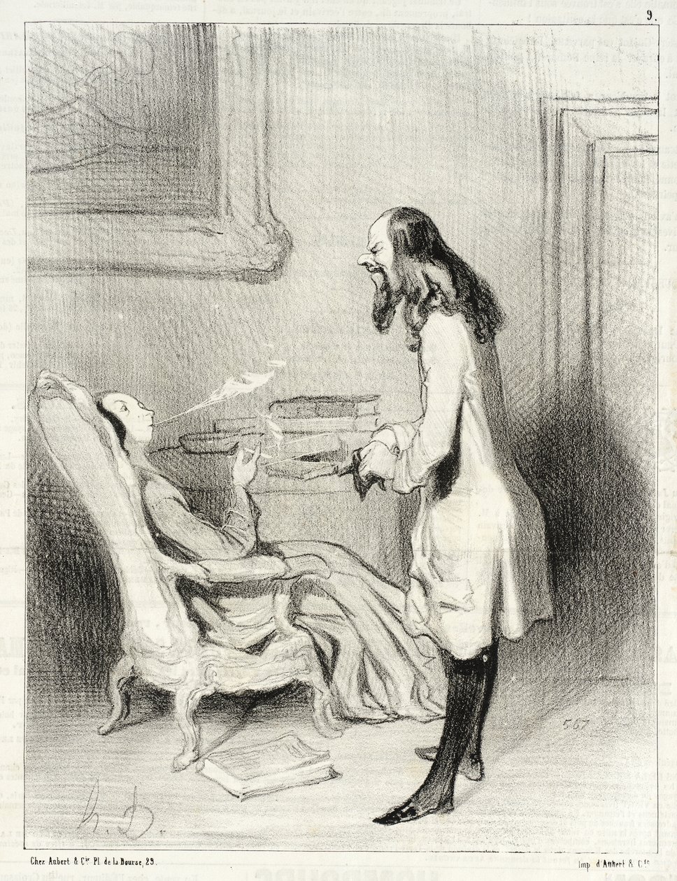 Madame, comment trouvez-vouz cette cigarette - Honoré Daumier