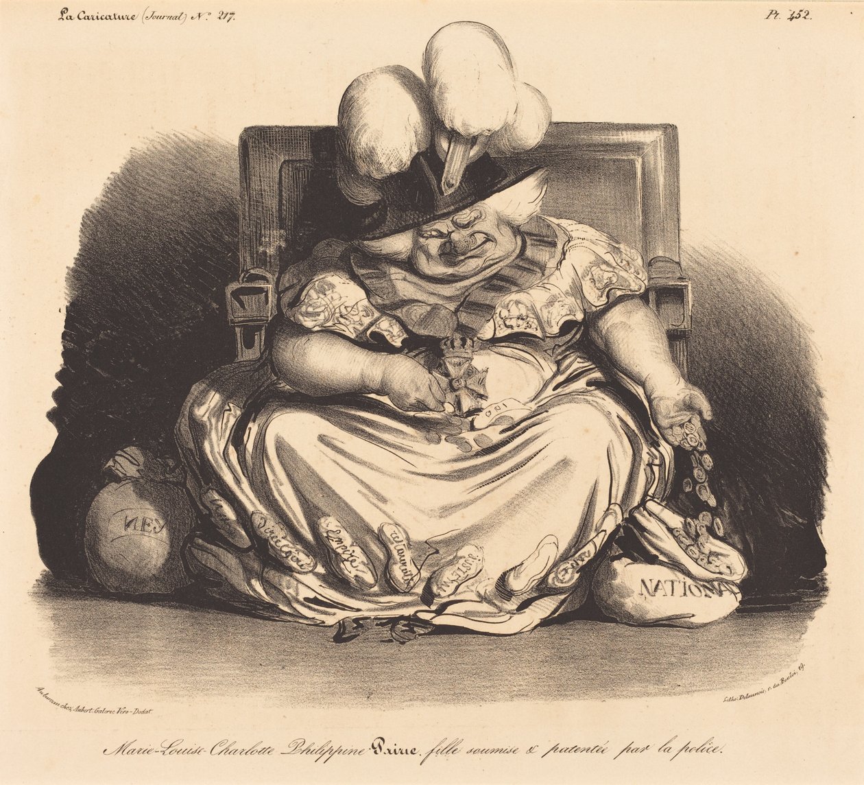 Marie-Louise-Charlotte-Philippinepairie - Honoré Daumier