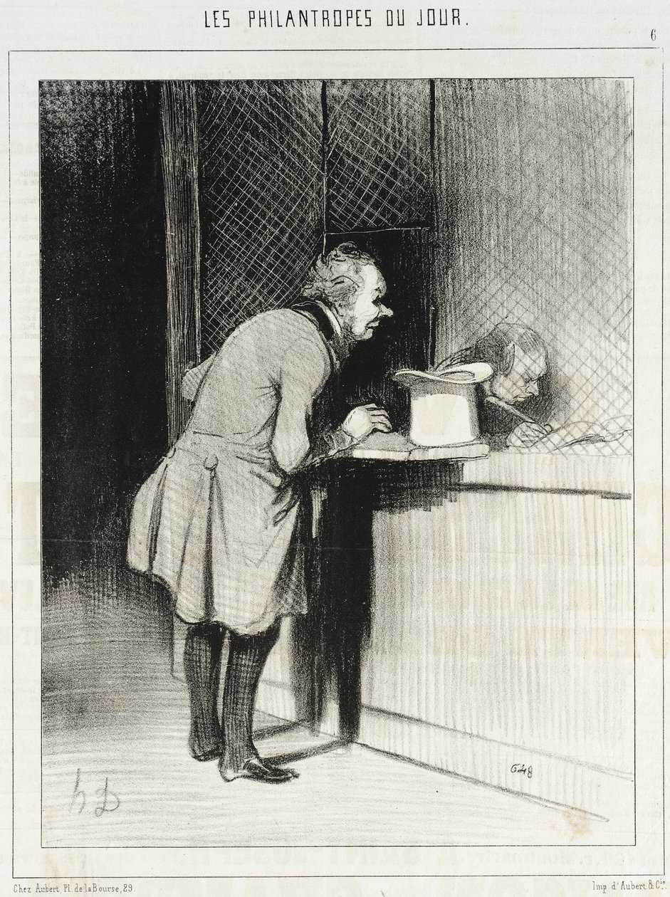 Monsieur, je souscris pour le tremblement de terre des Batignoles... - Honoré Daumier
