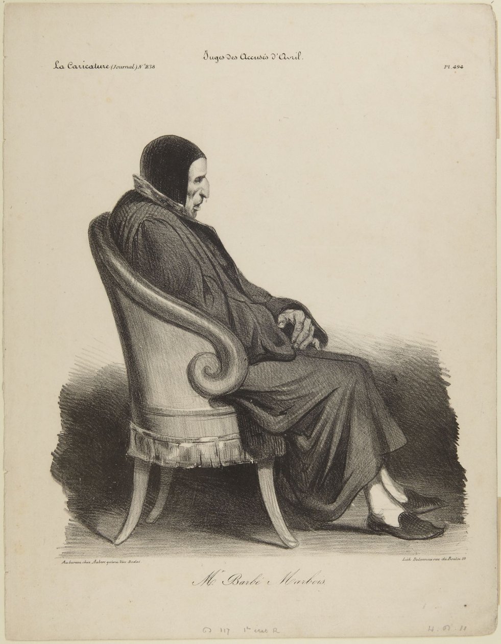M. Barb, Marbois - Honoré Daumier
