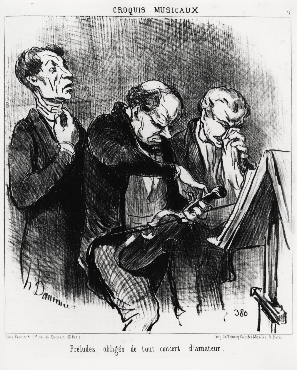 Esquisses musicales: préludes obligatoires de tout concert amateur. Trois musiciens s