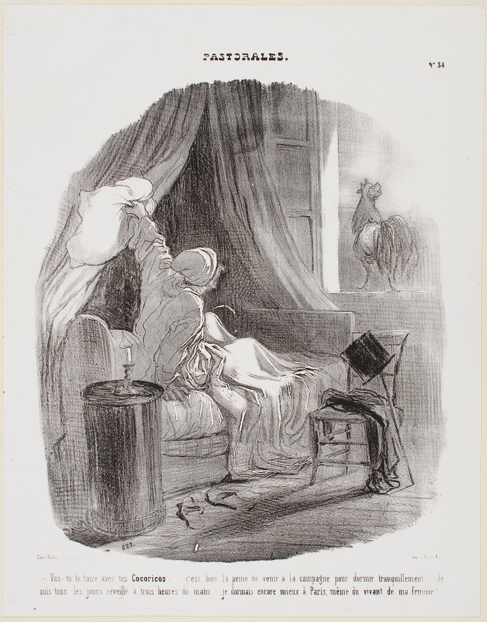 Oh, arrête avec ce « cocorico » ! - Honoré Daumier