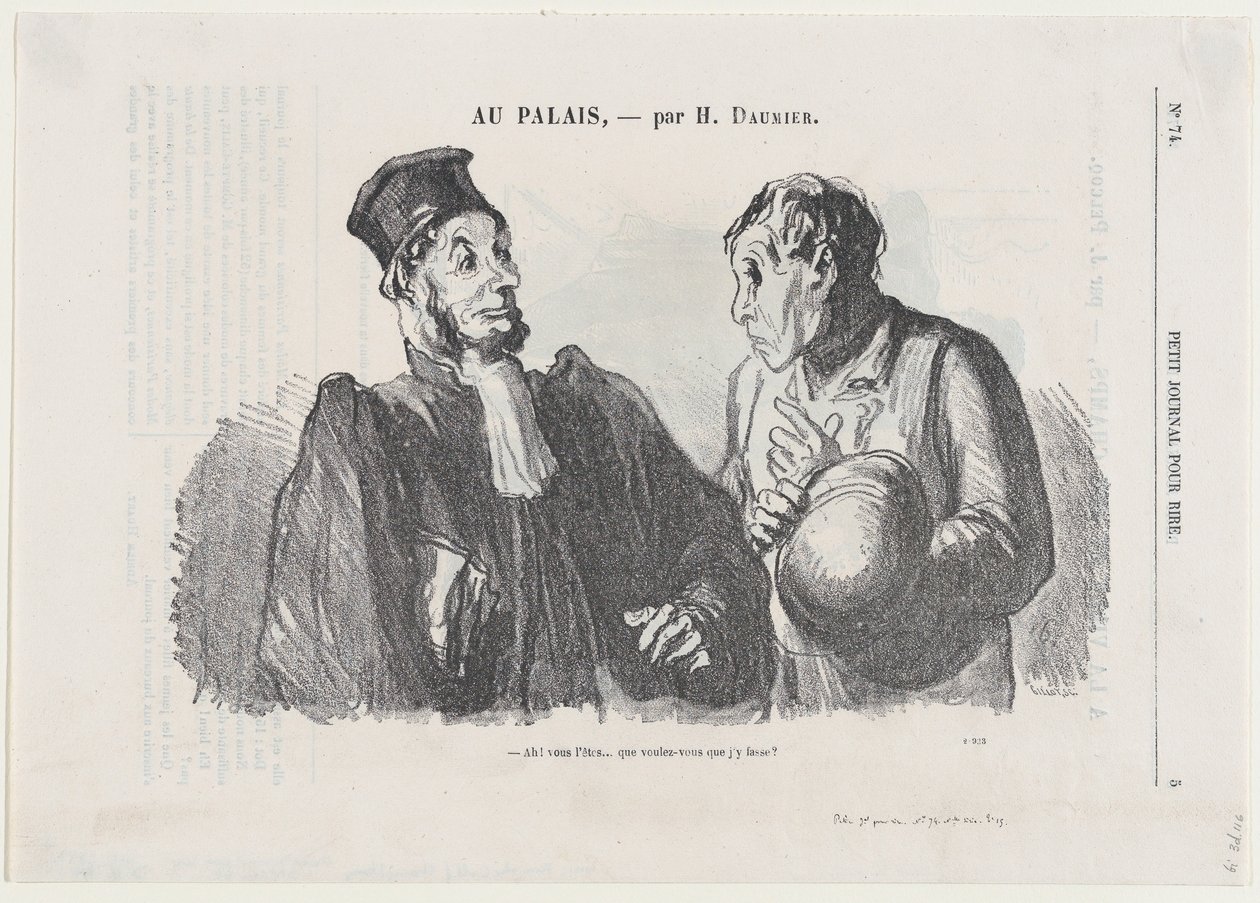 Oh, vous êtes... (coupable), et que voulez-vous que j