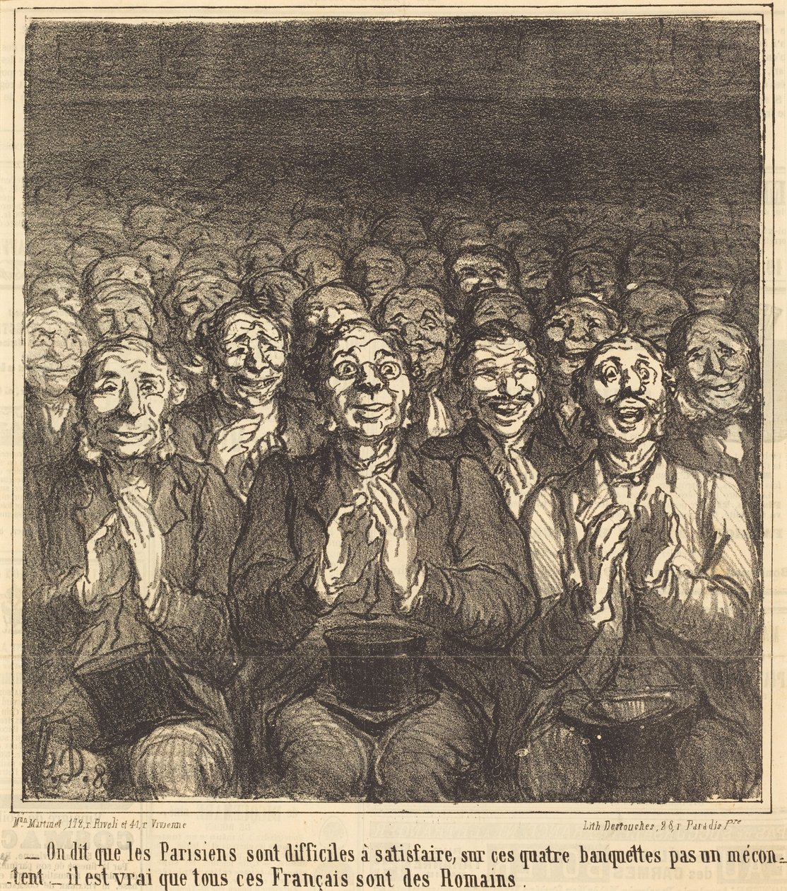On dit que les Parisiens... - Honoré Daumier