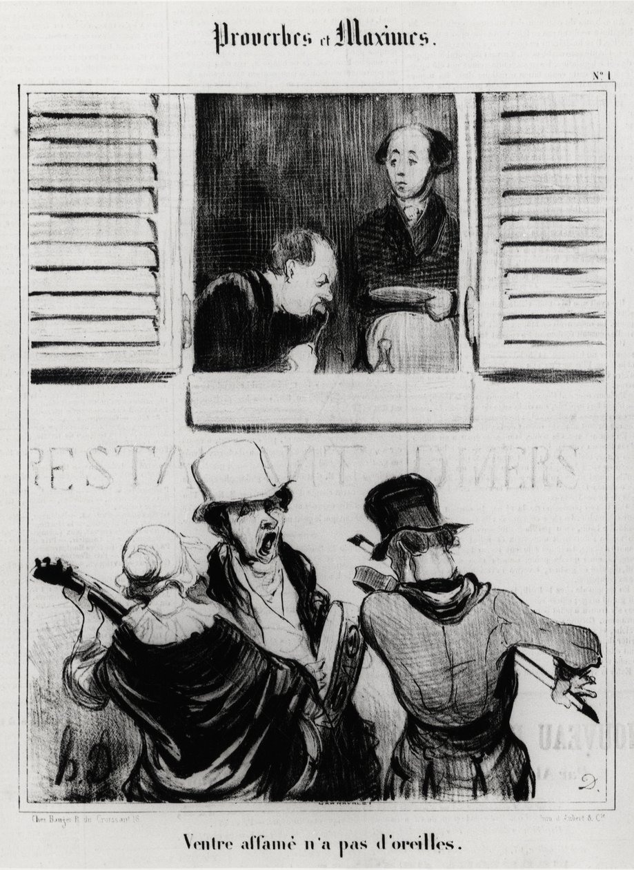 Proverbes et maximes : ventre affamé n