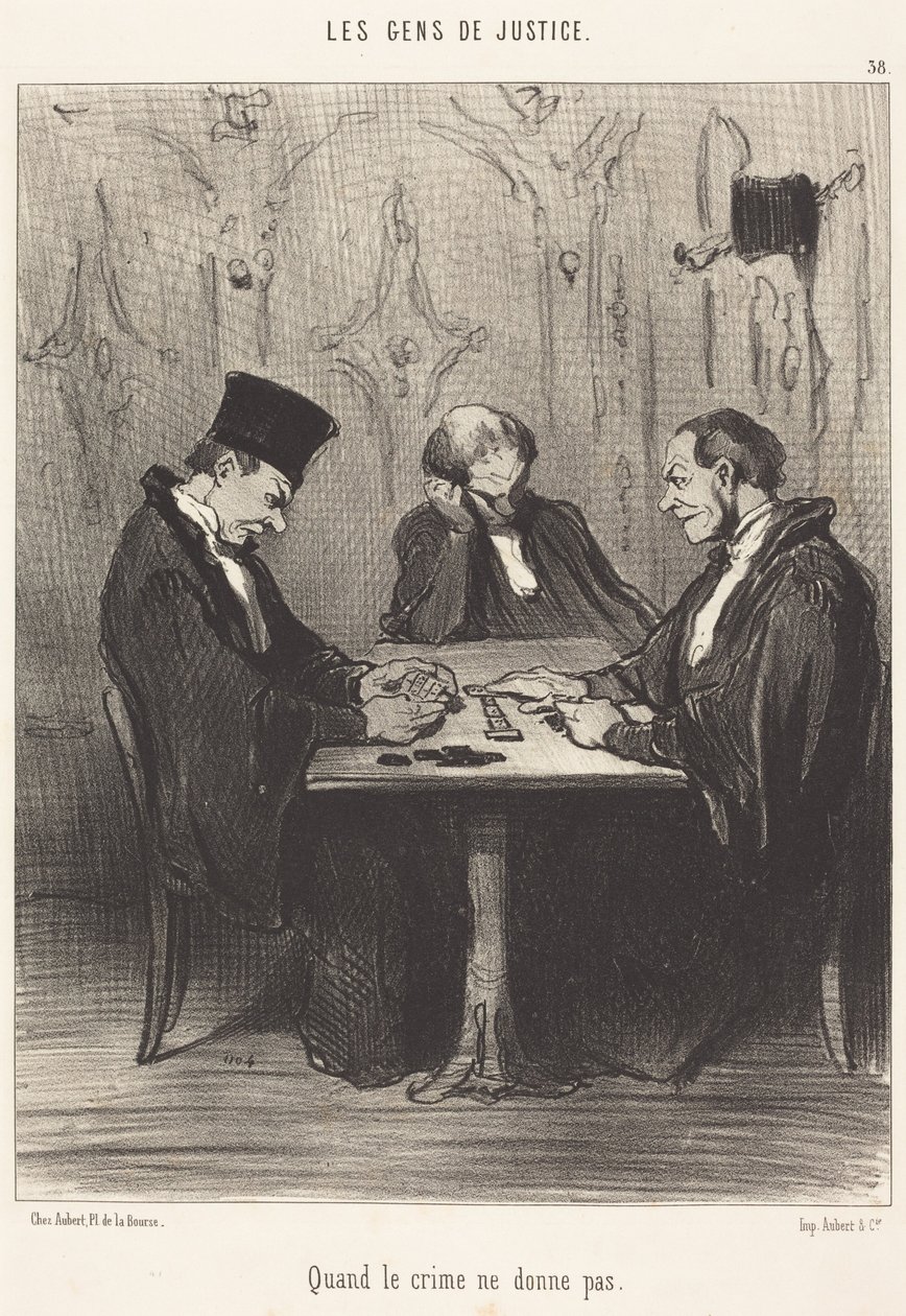 Quand le crime ne donne pas - Honoré Daumier