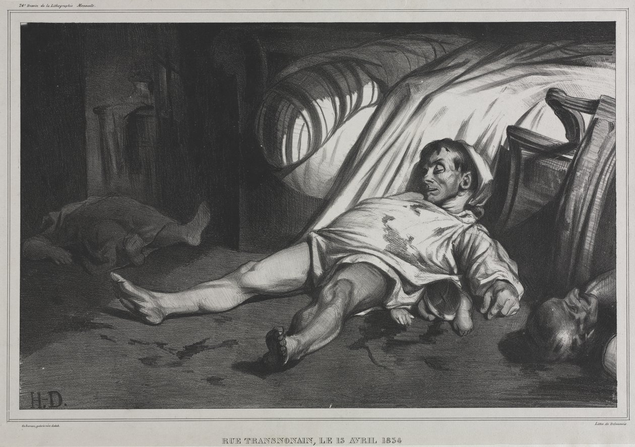 Rue Transnonain, 15 avril 1834 - Honoré Daumier
