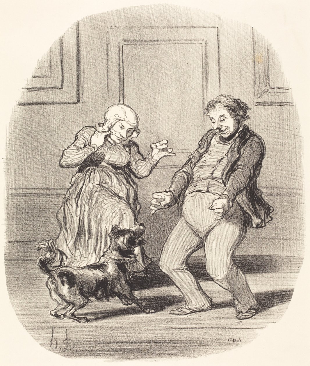 Se réjouissant... de la fin de la Canicule - Honoré Daumier