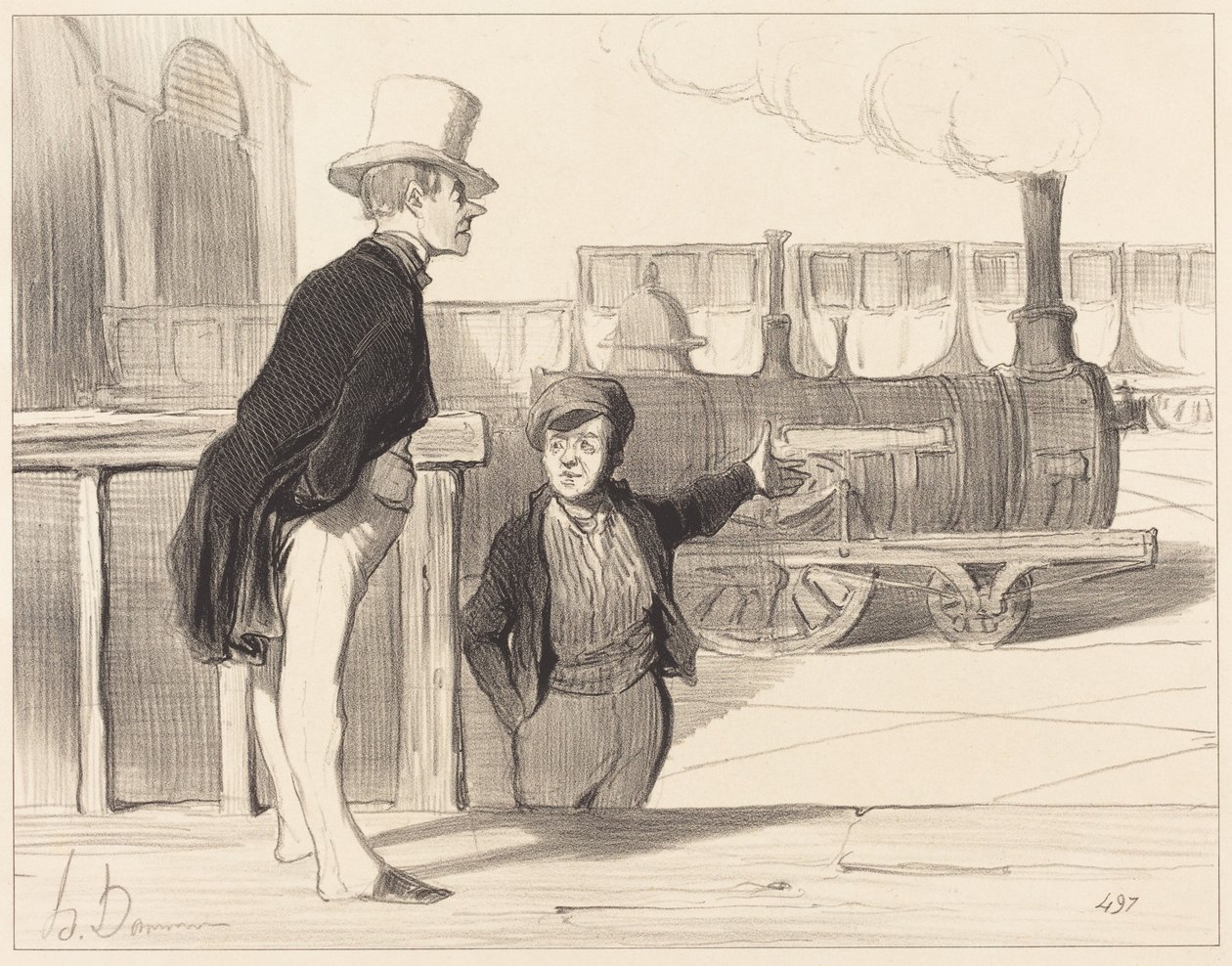 Si ma machine est bonne je crois bien... - Honoré Daumier