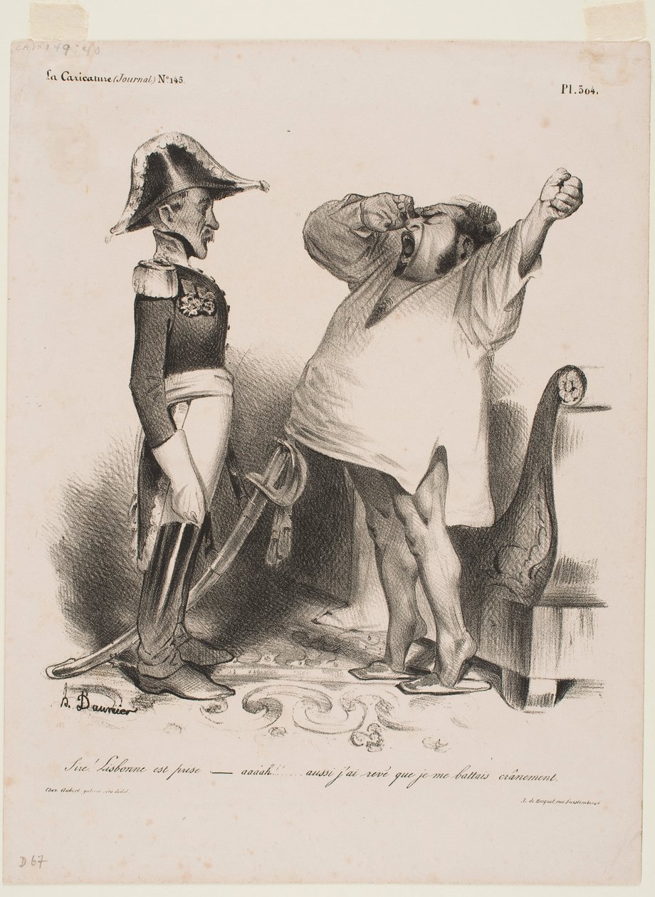 Sire ! Lisbonne a été prise - Honoré Daumier