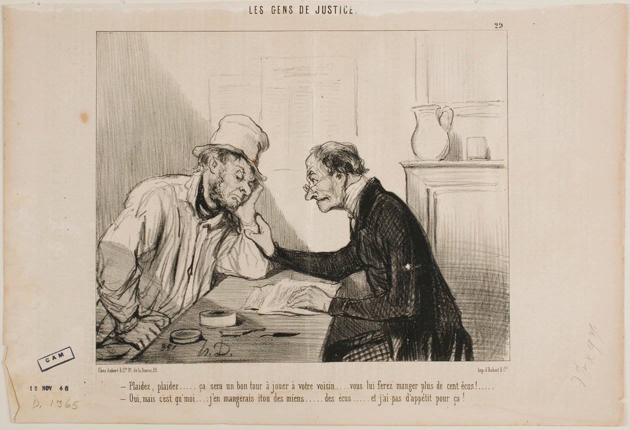 Poursuivez-le... poursuivez-le... - Honoré Daumier