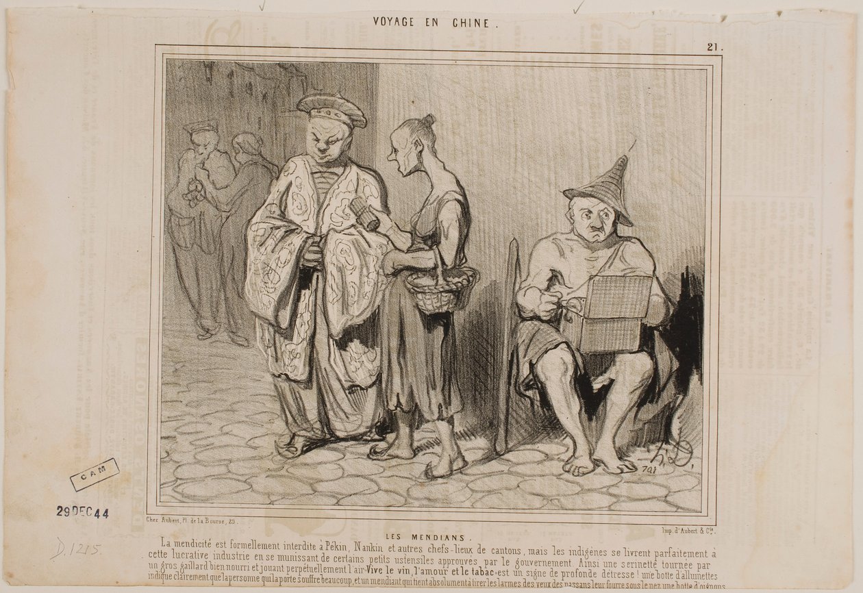 Les mendiants - Honoré Daumier