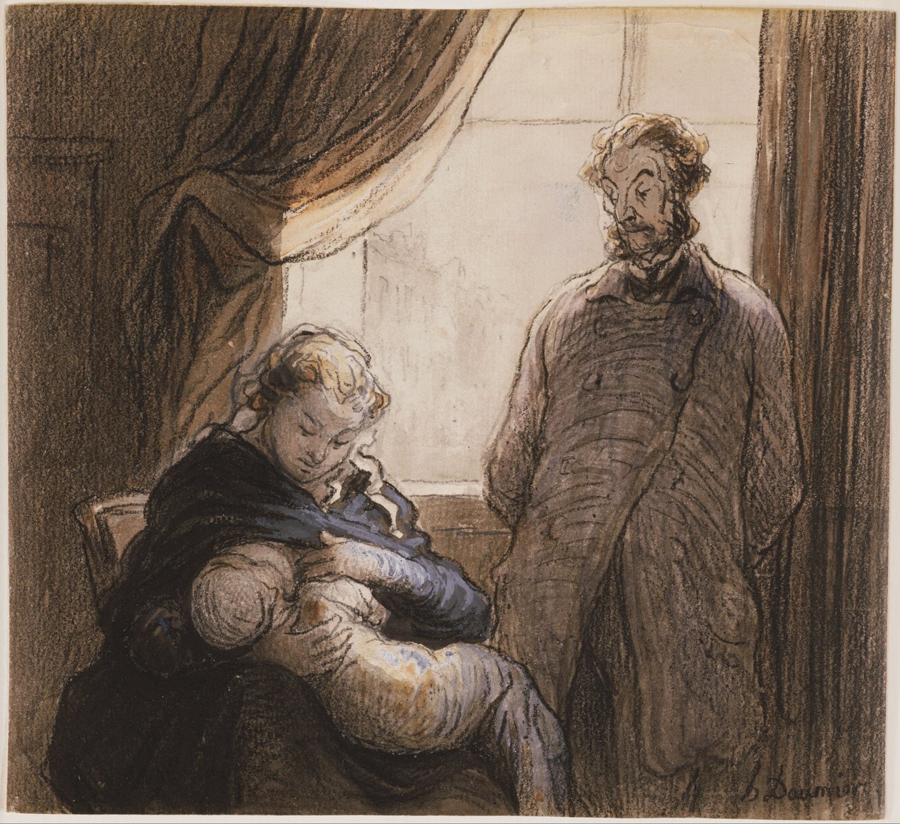 La famille - Honoré Daumier