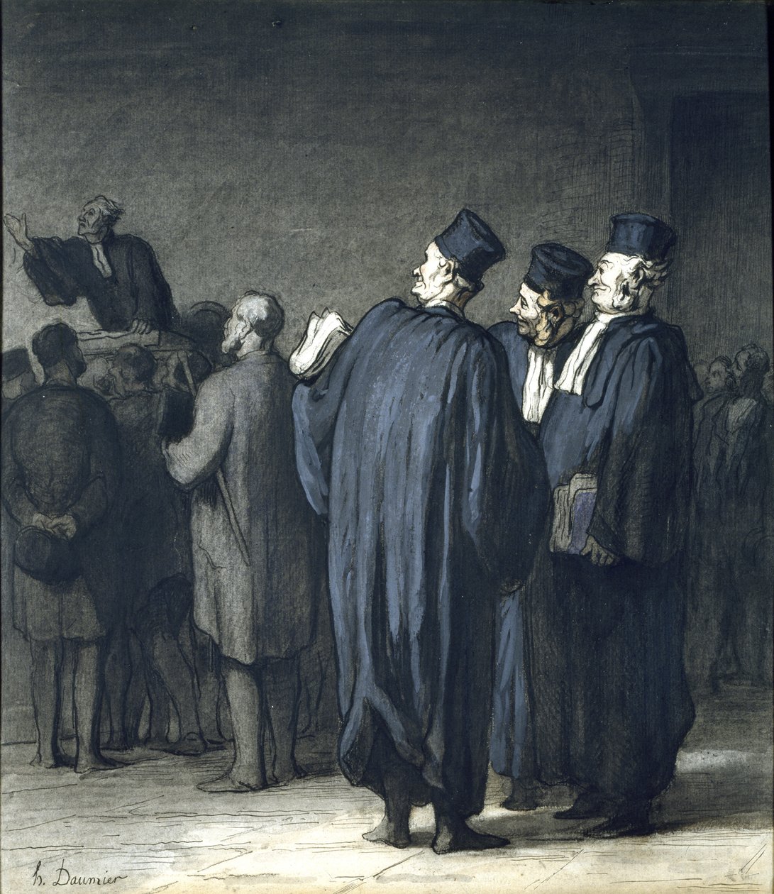 Les avocats - Honoré Daumier