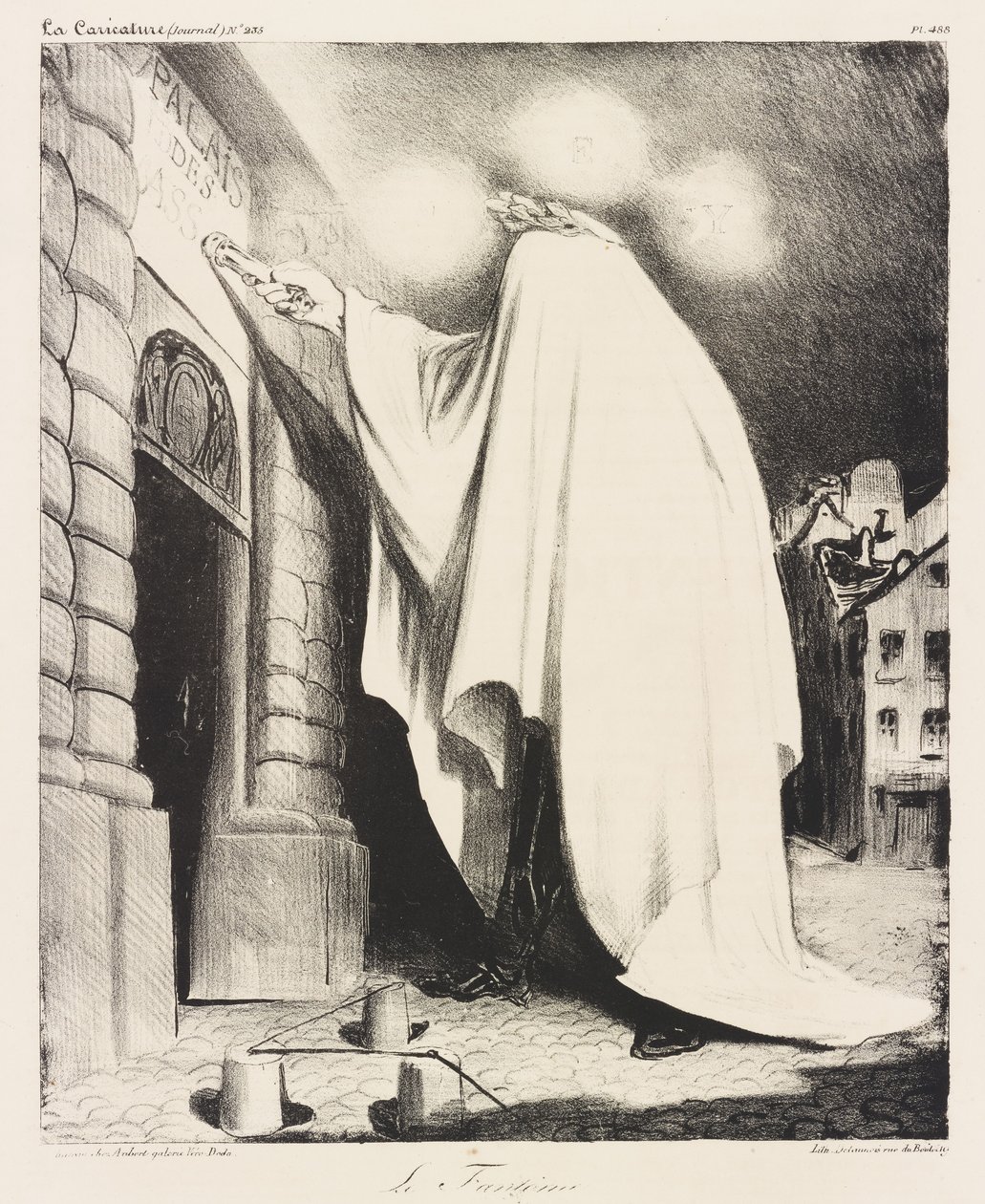 Le Fantôme - Honoré Daumier