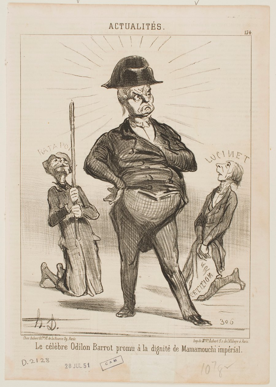Le célèbre Odilon Barrot - Honoré Daumier