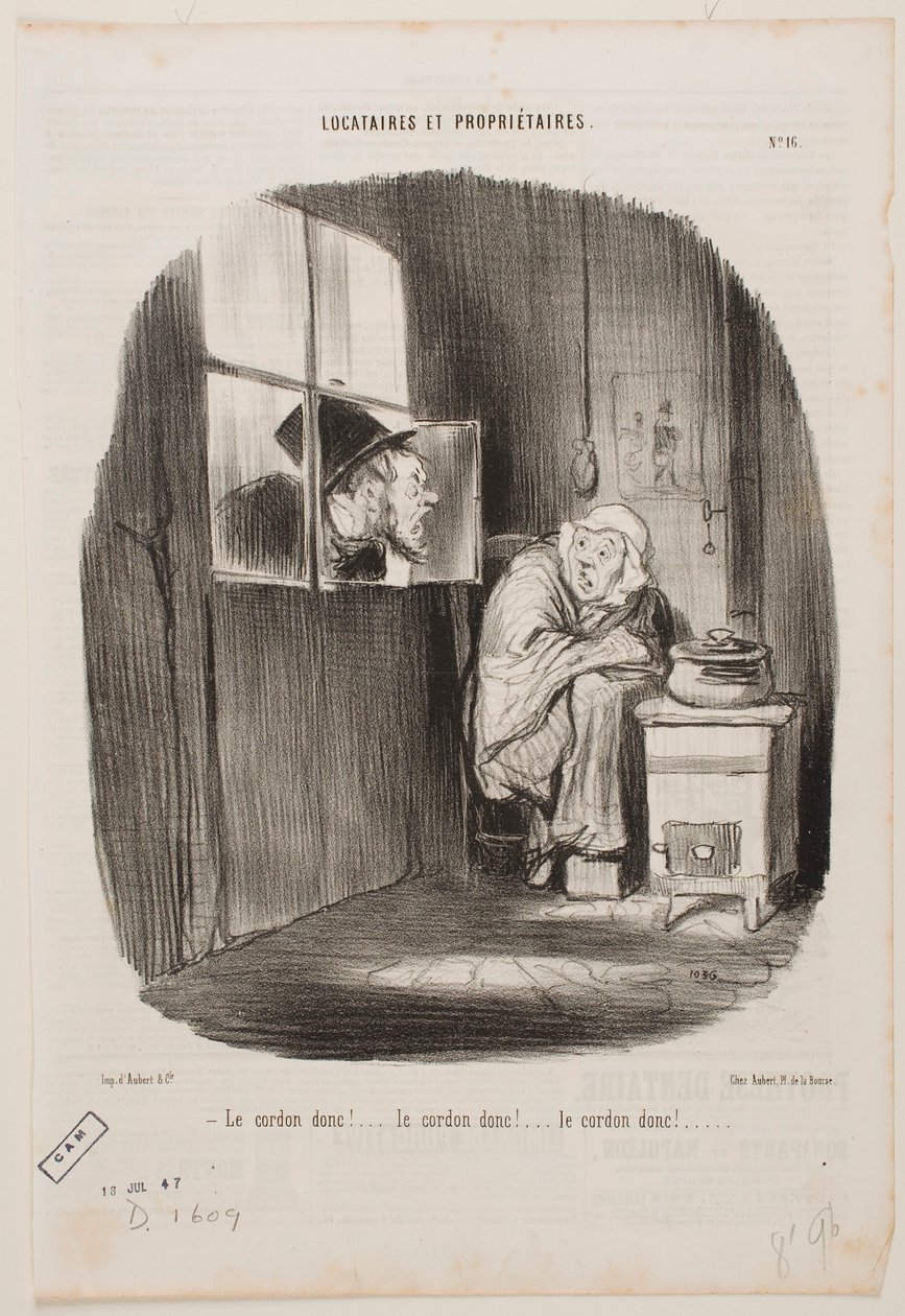 Le cordon, alors !… - Honoré Daumier