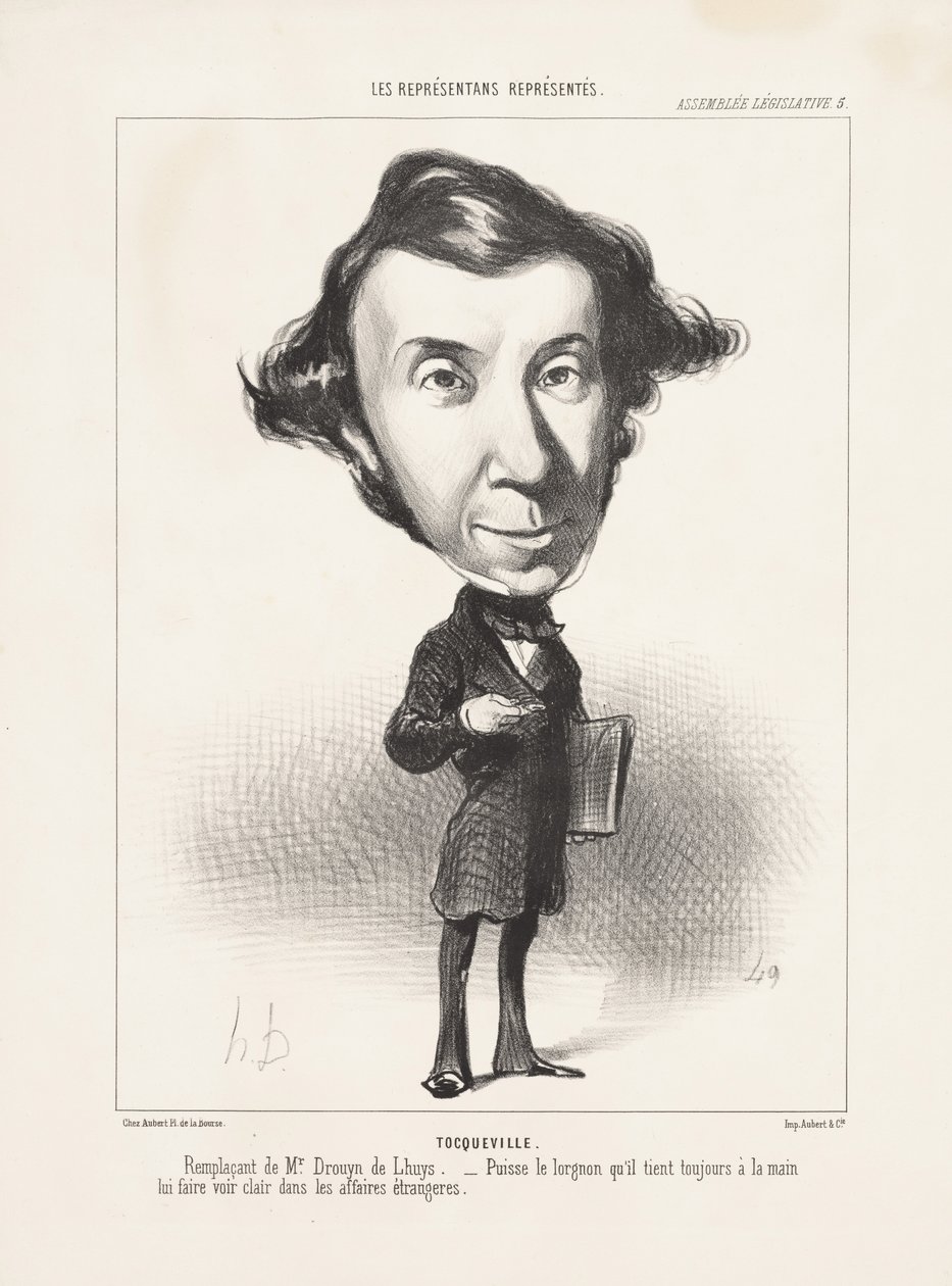Tocqueville, 1849 - Honoré Daumier