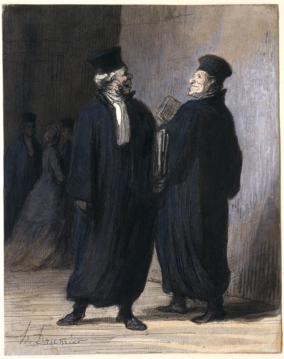 Deux collègues - Honoré Daumier