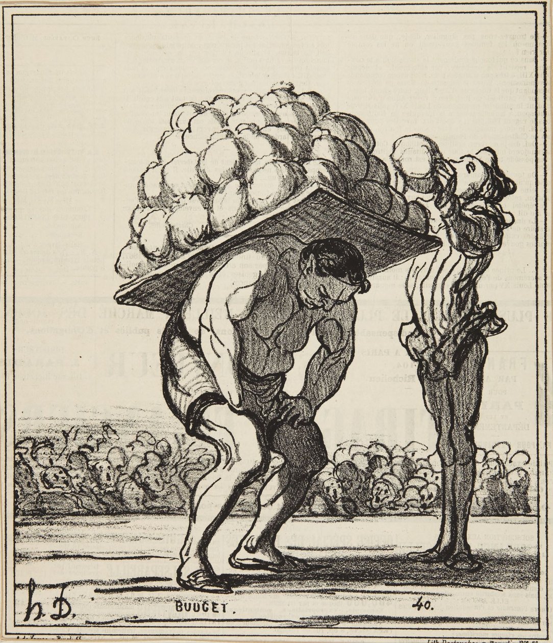« Un Hercule qui enfonce ceux de la fête de Saint-Cloud » - Honoré Daumier