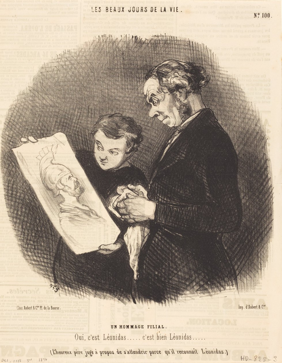 Un hommage filial - Honoré Daumier