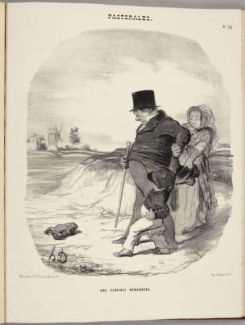Une rencontre terrible - Honoré Daumier