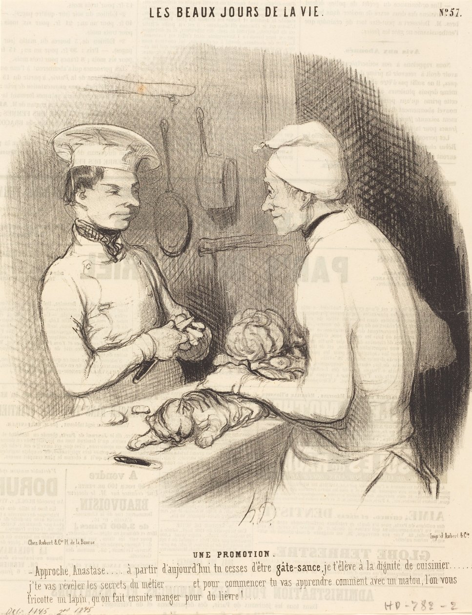 Une Promotion - Honoré Daumier