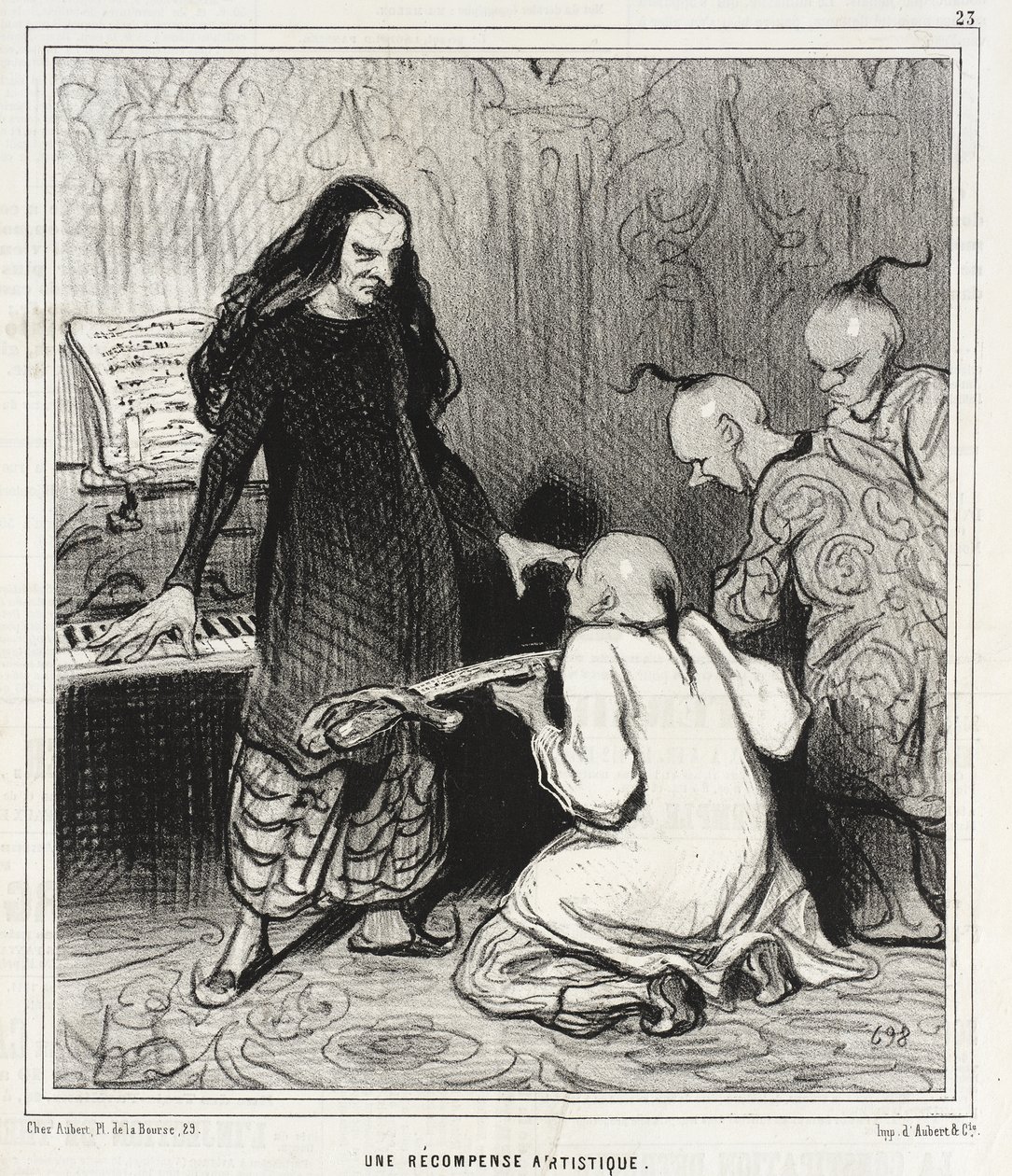 Une Récompense artistique - Honoré Daumier