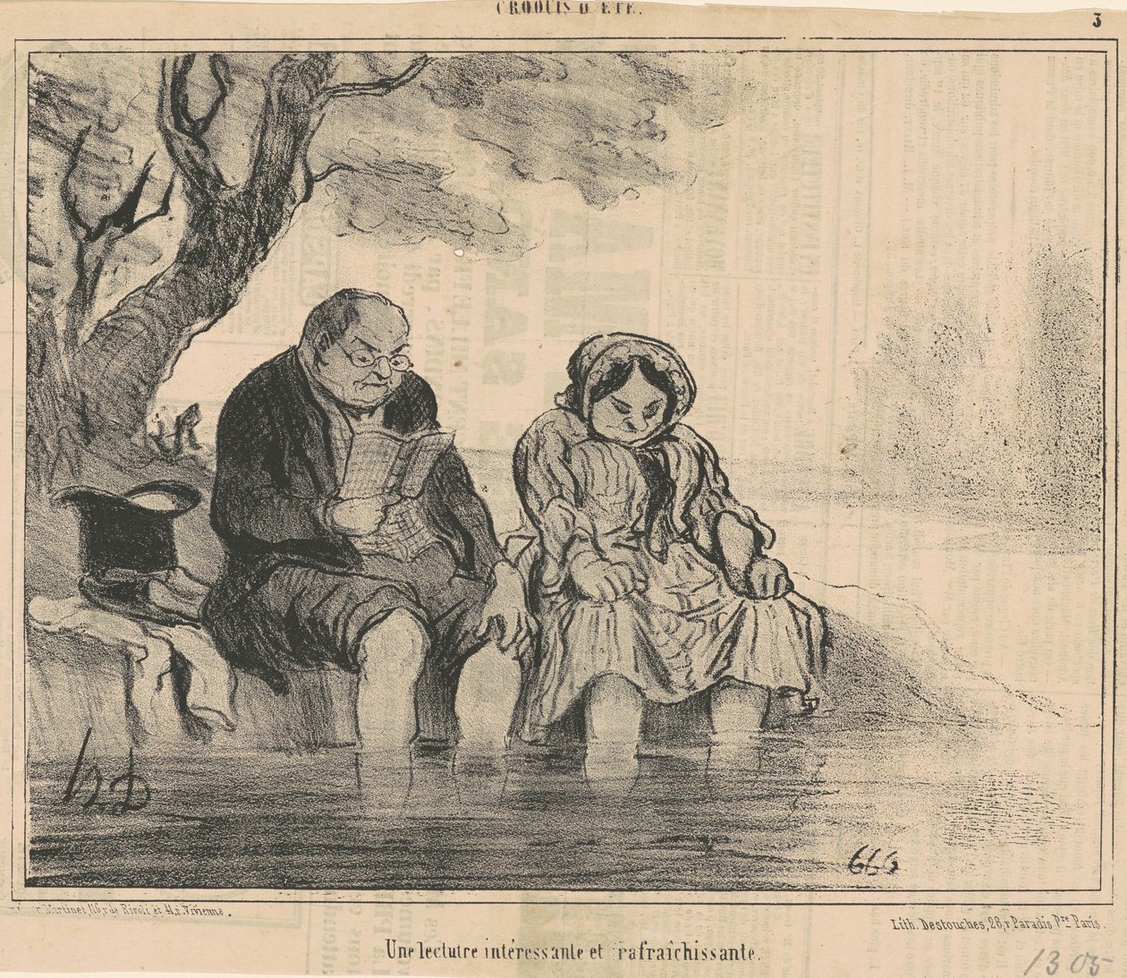 Une lecture intéressante et rafraîchissante - Honoré Daumier
