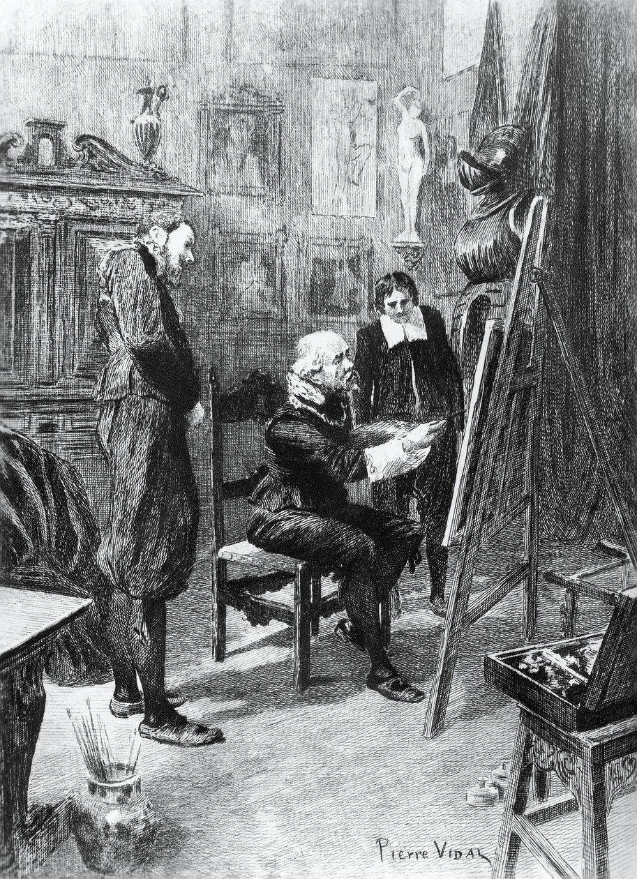 Illustration par Pierre Vidal pour Le Chef-d