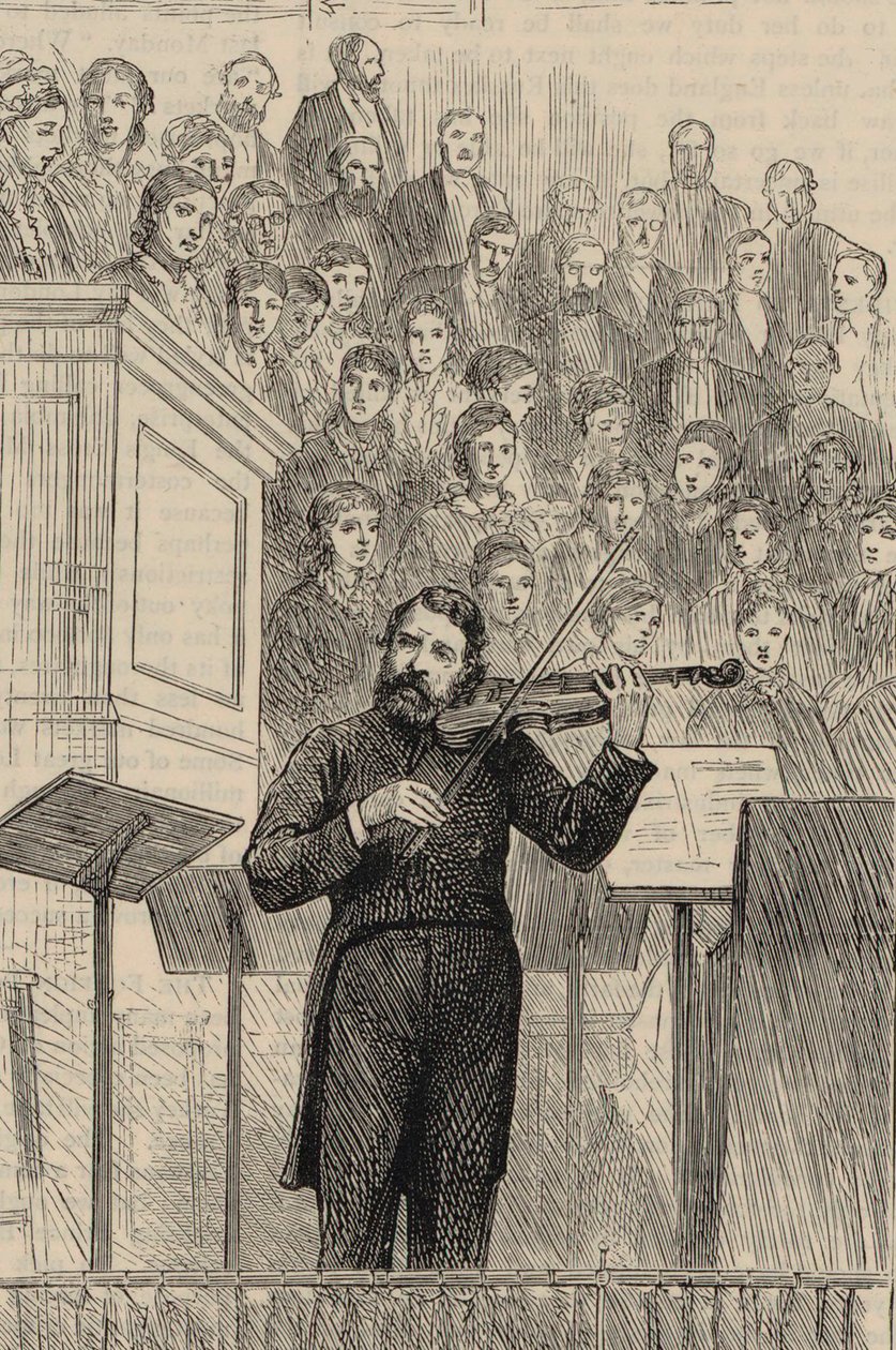 Portrait du violoniste et compositeur Joseph Joachim - Horace Harral