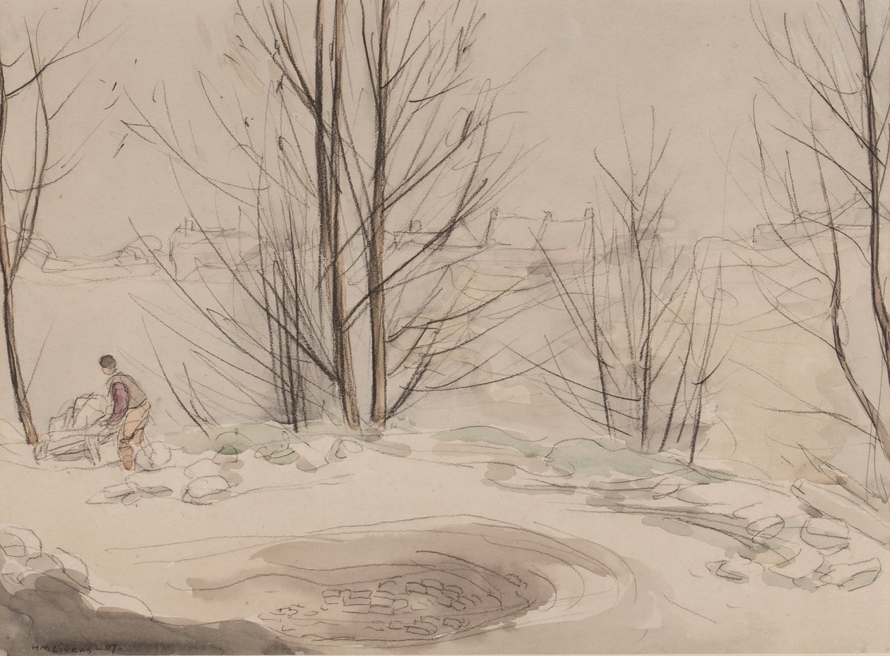 Carrière de Carshalton, 1907 - Horace Mann Livens