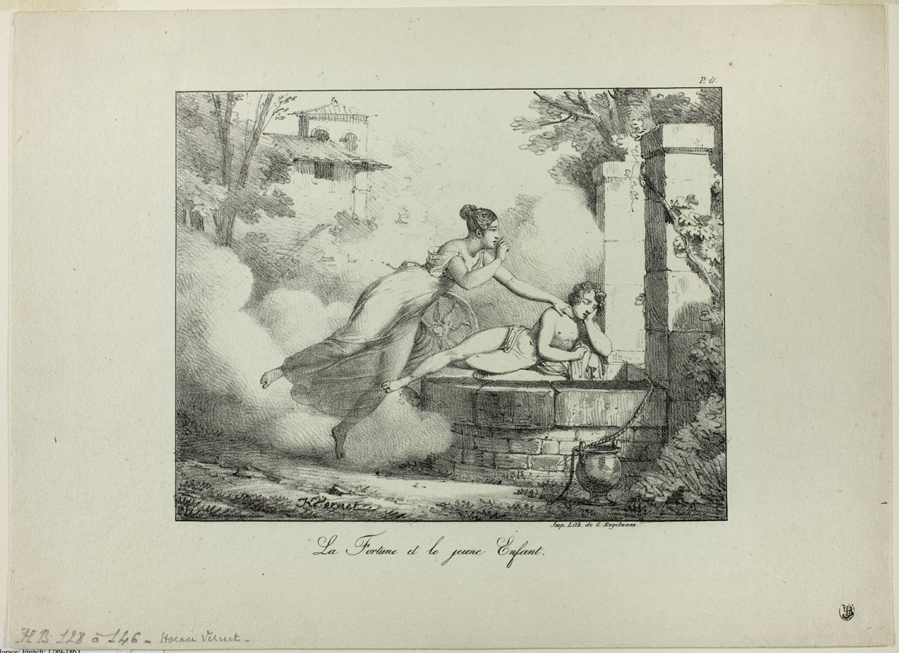 La fortune et le jeune enfant - Emile Jean Horace Vernet