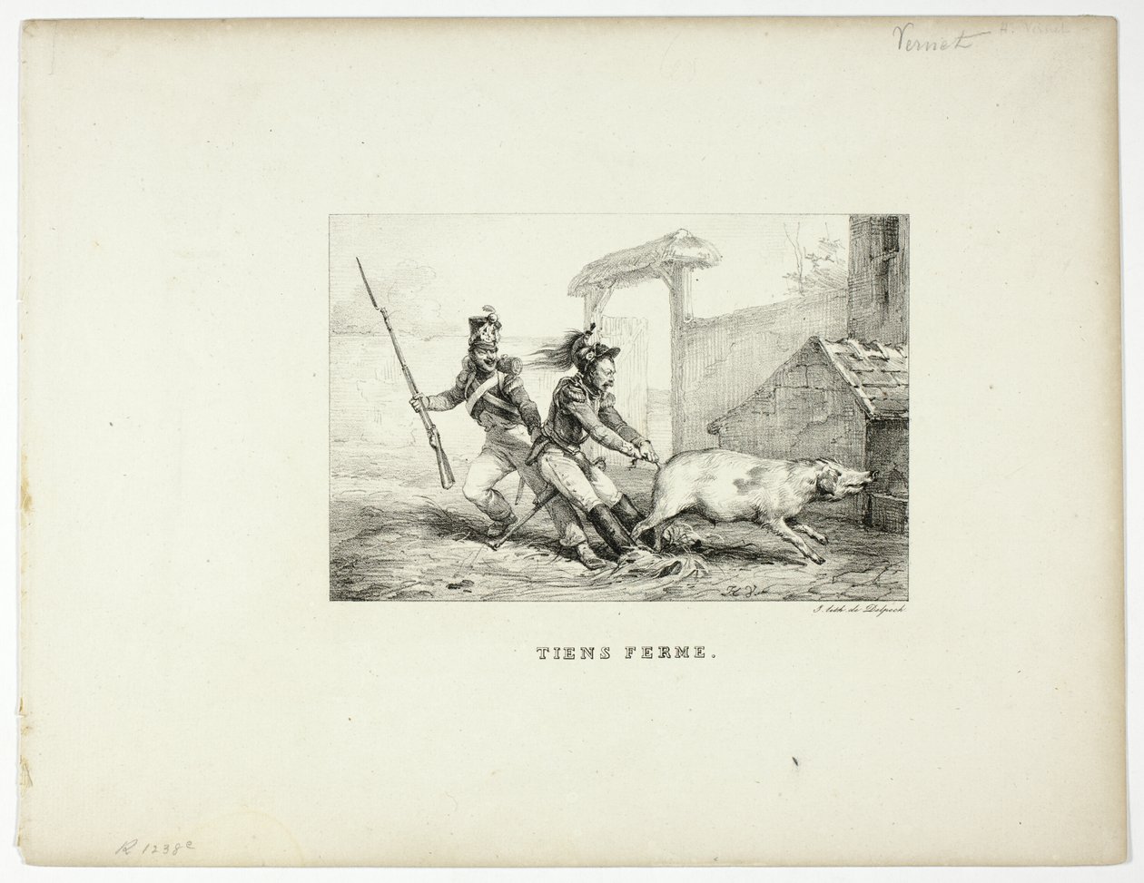 Tiens bon - Emile Jean Horace Vernet
