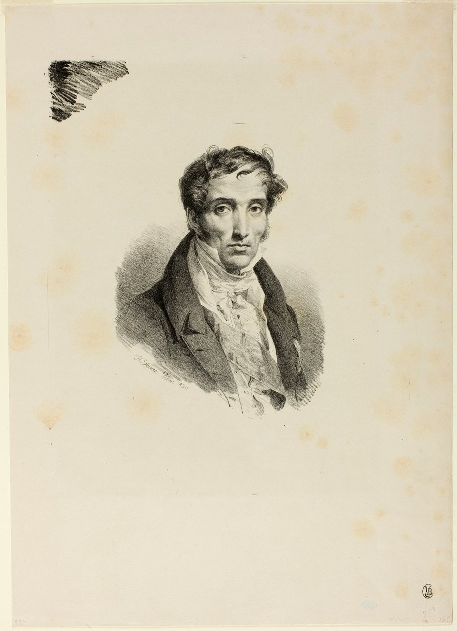 Portrait de Pierre Guérin - Horace Vernet