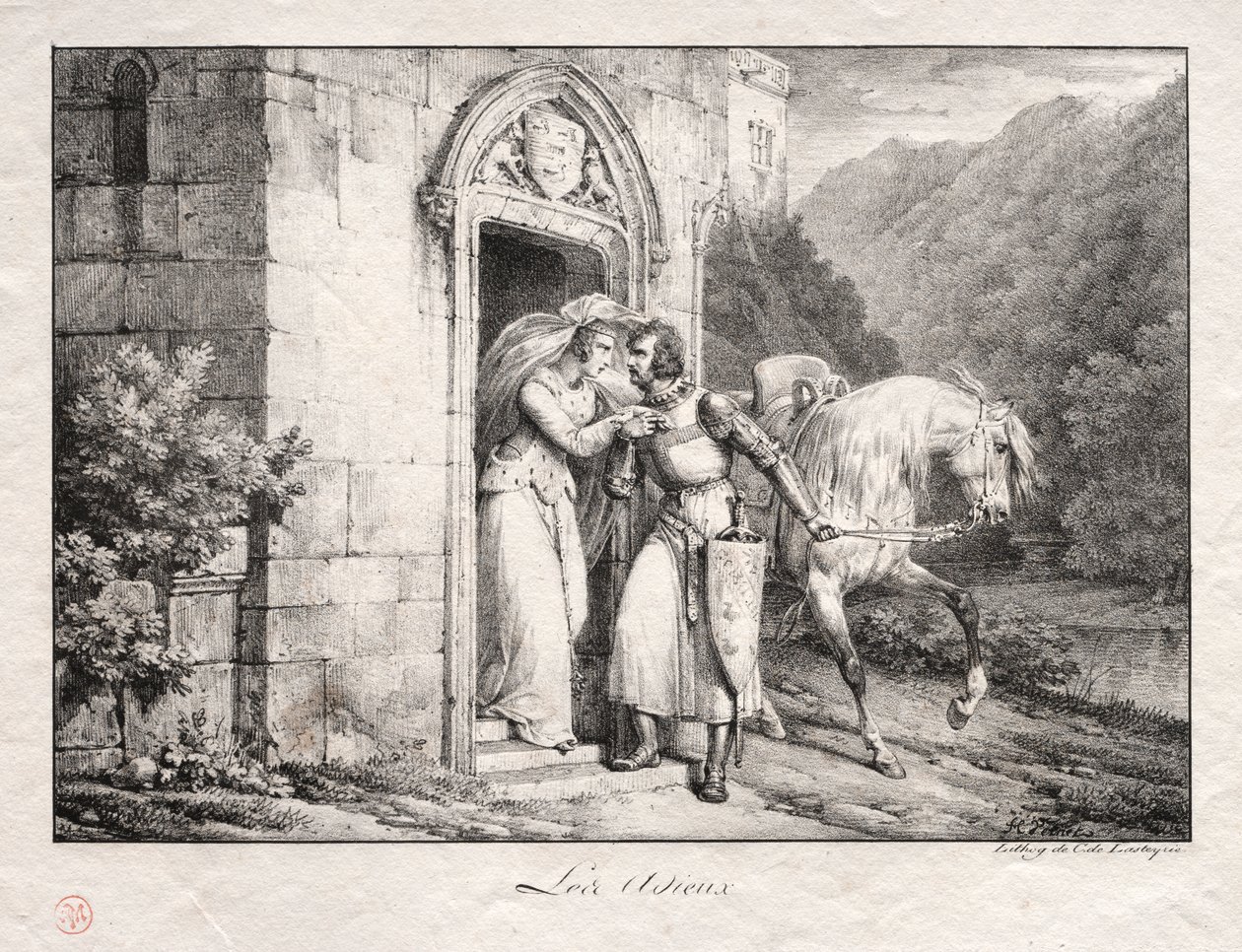 Les Adieux - Emile Jean Horace Vernet