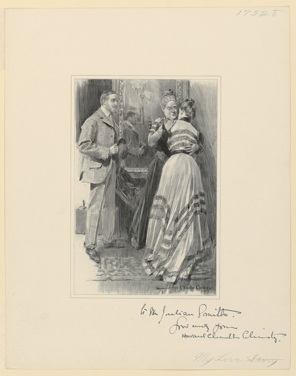 Je restai sans voix dans ma perplexité - Howard Chandler Christy