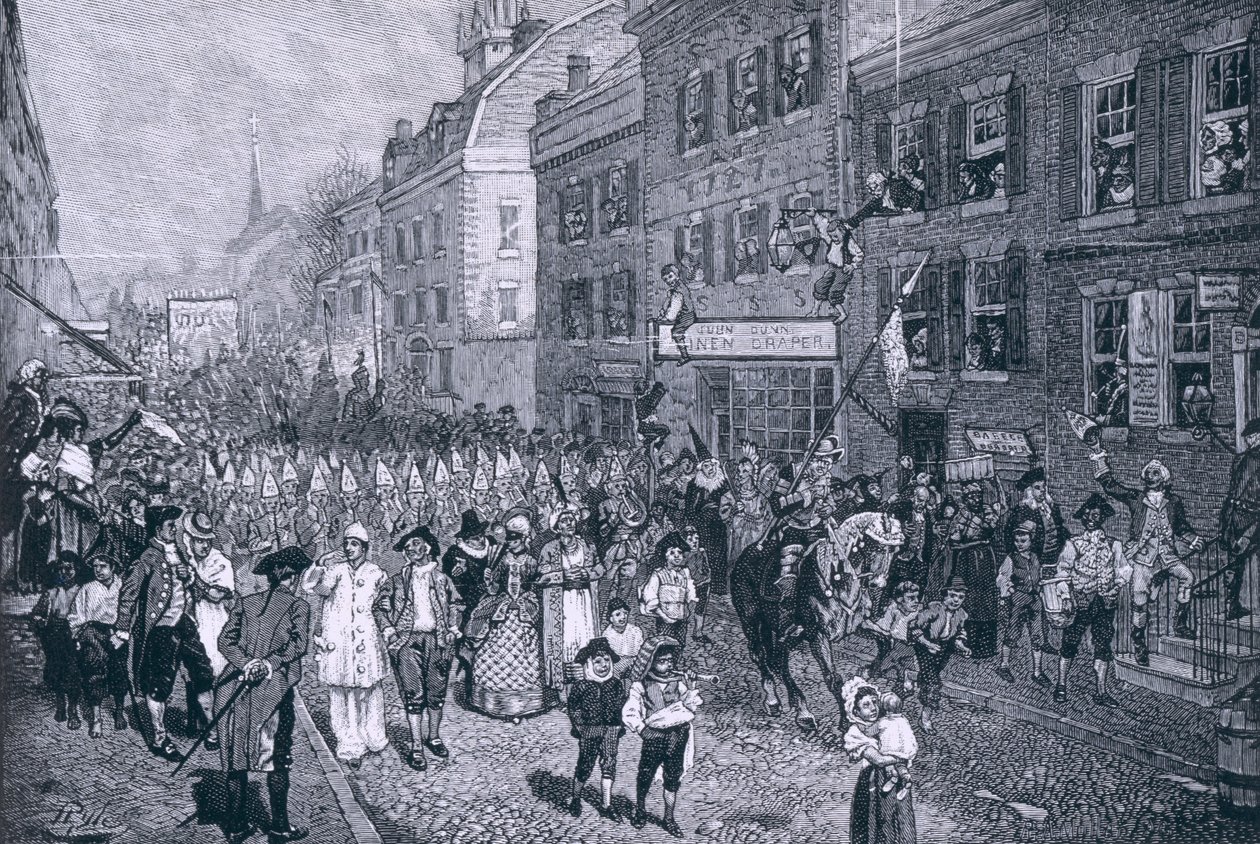 Carnaval à Philadelphie, illustration de 