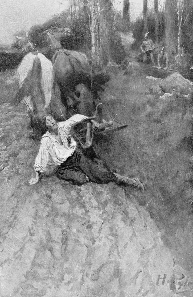 Sur le sentier de la guerre, illustration de 