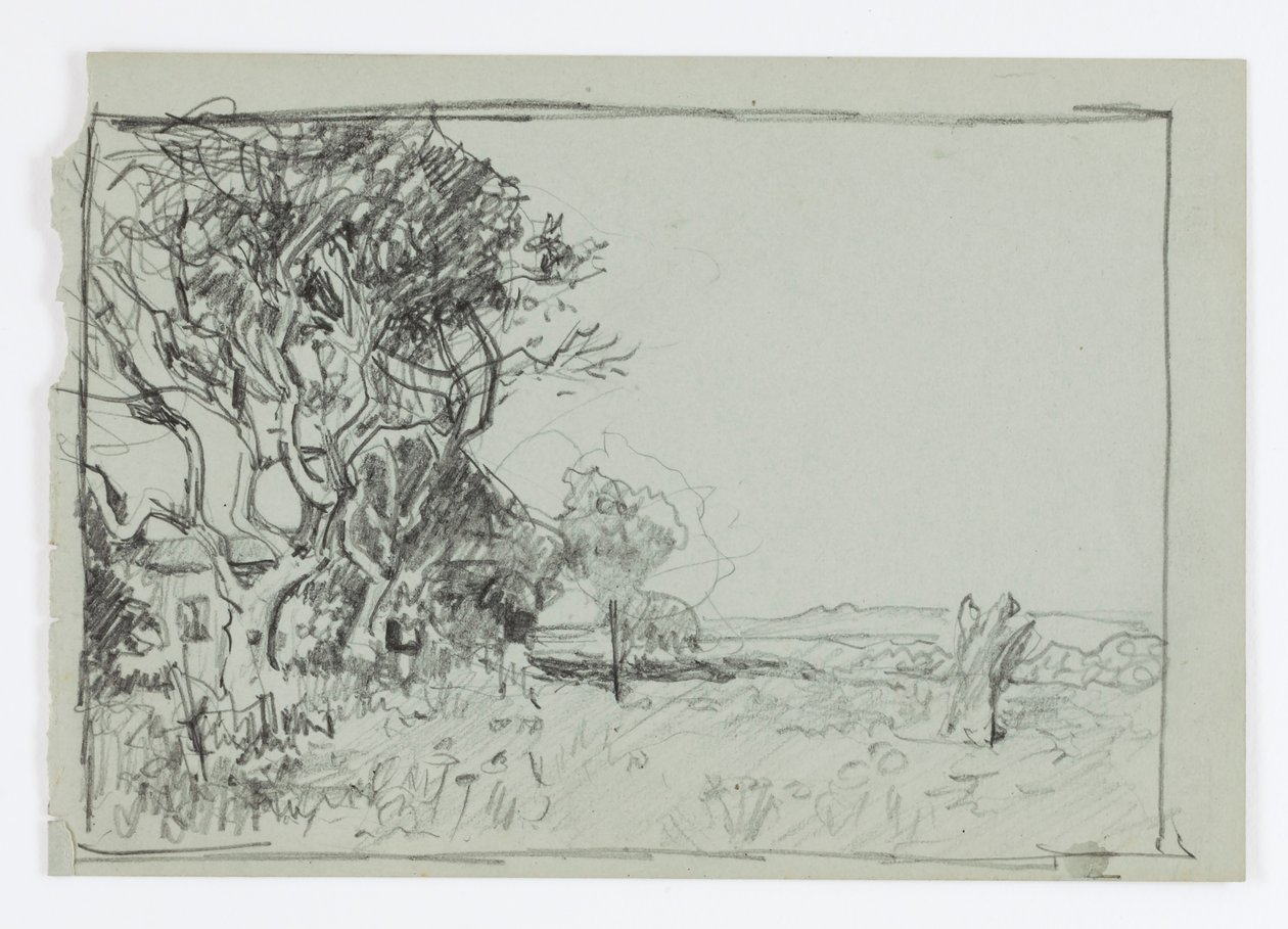Sans titre (arbre avec maison) - Howard Russell Butler