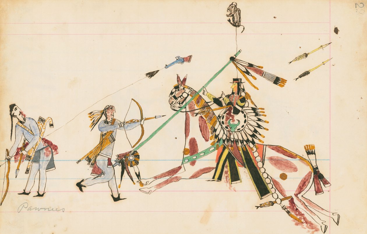Pawnees, 1874-75 - Howling Wolf