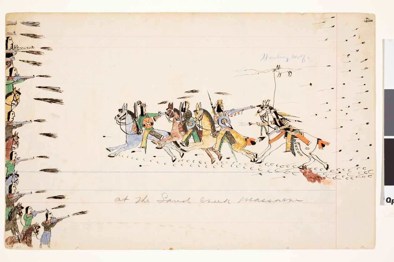 Au massacre de Sand Creek, 1874-75 - Howling Wolf