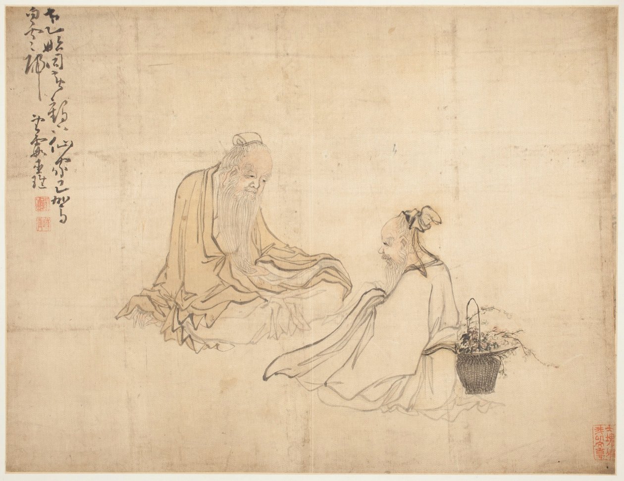 Paysages et figures : Figures - Huang Shen