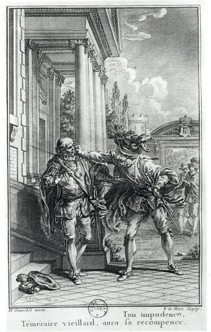 Scène de combat, illustration pour 